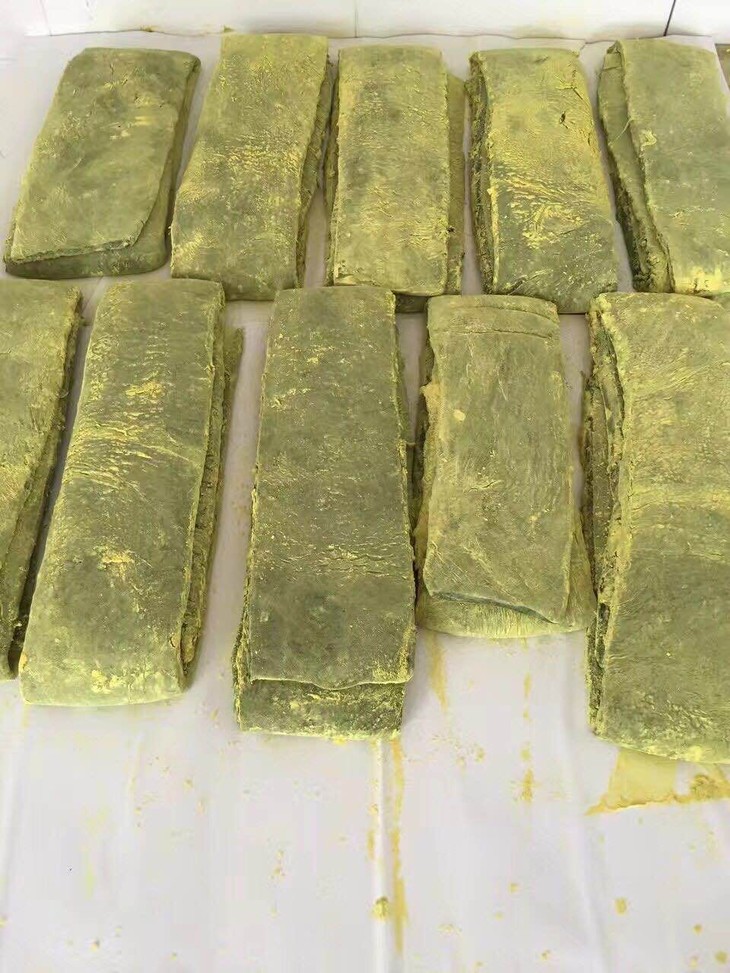 象山石浦特色美食 臼捣松花青麻糍