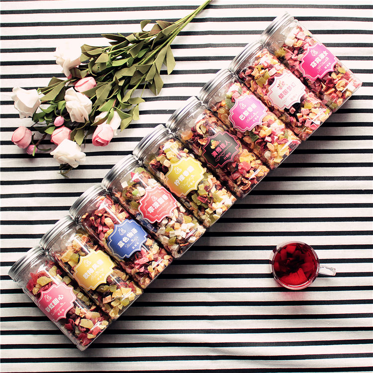 郑云评-花果茶果粒茶水果茶巴黎香榭洛神花玫瑰果粒组合花茶