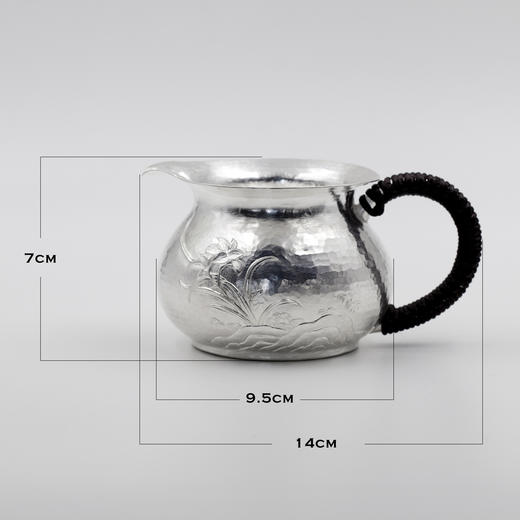 寸大师银杯&茶漏 联合国科教文组织题名“民间工艺美术大师” 商品图11