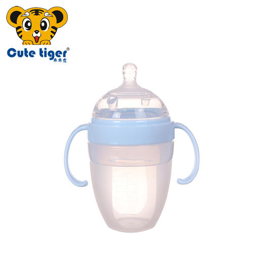 【母婴】*母乳实感硅胶奶瓶 防胀气防 呛抗摔260ml 商品图1