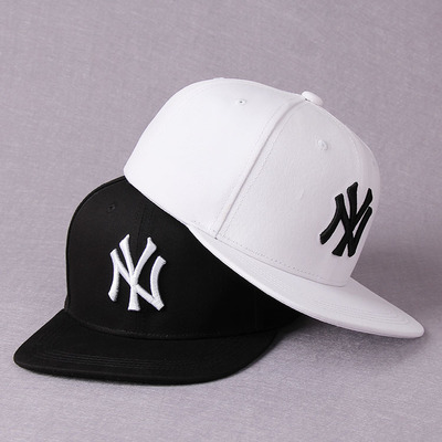 ny棒球帽平沿帽 男女帽子春夏韩版夏季遮阳帽bxm258