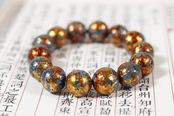 逐物漆器 大漆佛珠 复古民族风手链 (本品因库存稀缺 所以付款后需30