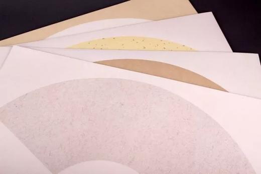 安徽泾县加厚扇形宣纸卡纸镜片33*66cm软卡生宣书法国画作品用每包10张仅售24一包，10包起售 商品图2