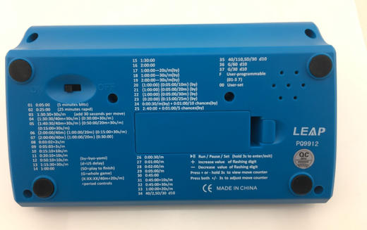 围棋棋具 | 天福棋钟PQ9912，LEAP围棋专用，语音读秒 商品图2