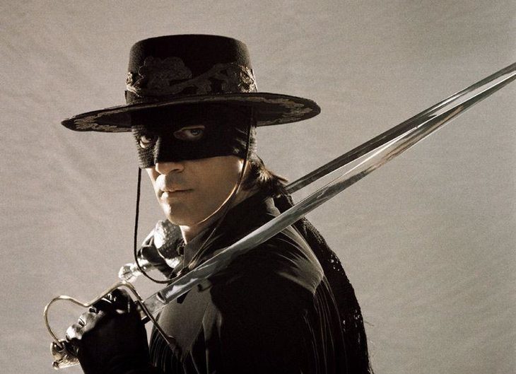 常让人想起早期欧洲电影中的经典人物——佐罗.