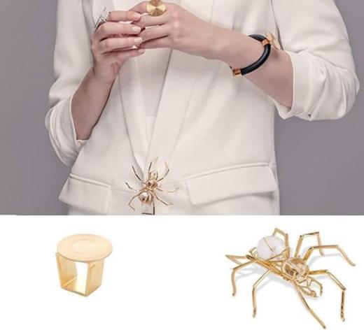 北京仓｜Bruno da Rohca-The King-Spider 水晶 胸针［葡萄牙 设计师］ 商品图0