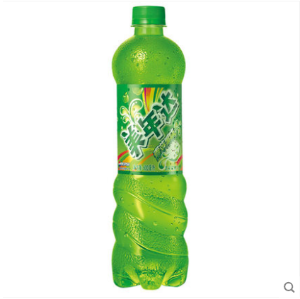 百事美年达汽水碳酸饮料 【青苹果味600ml】条