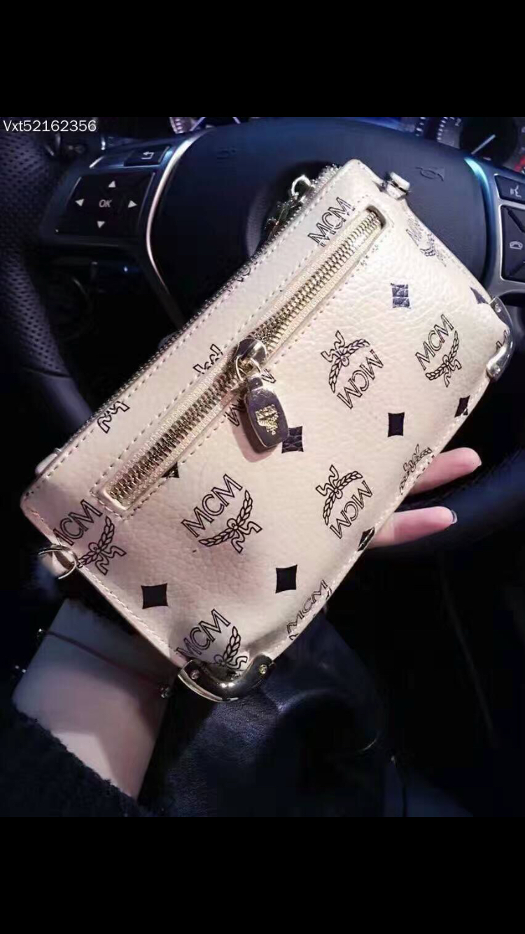 九色手机包【mcm实拍】自带高逼格气场的原版1:1定制款 火爆程度衣贩