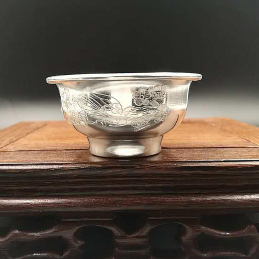 寸大师银杯&茶漏 联合国科教文组织题名“民间工艺美术大师” 商品图0