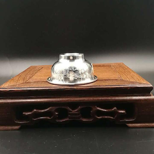 寸大师银杯&茶漏 联合国科教文组织题名“民间工艺美术大师” 商品图1