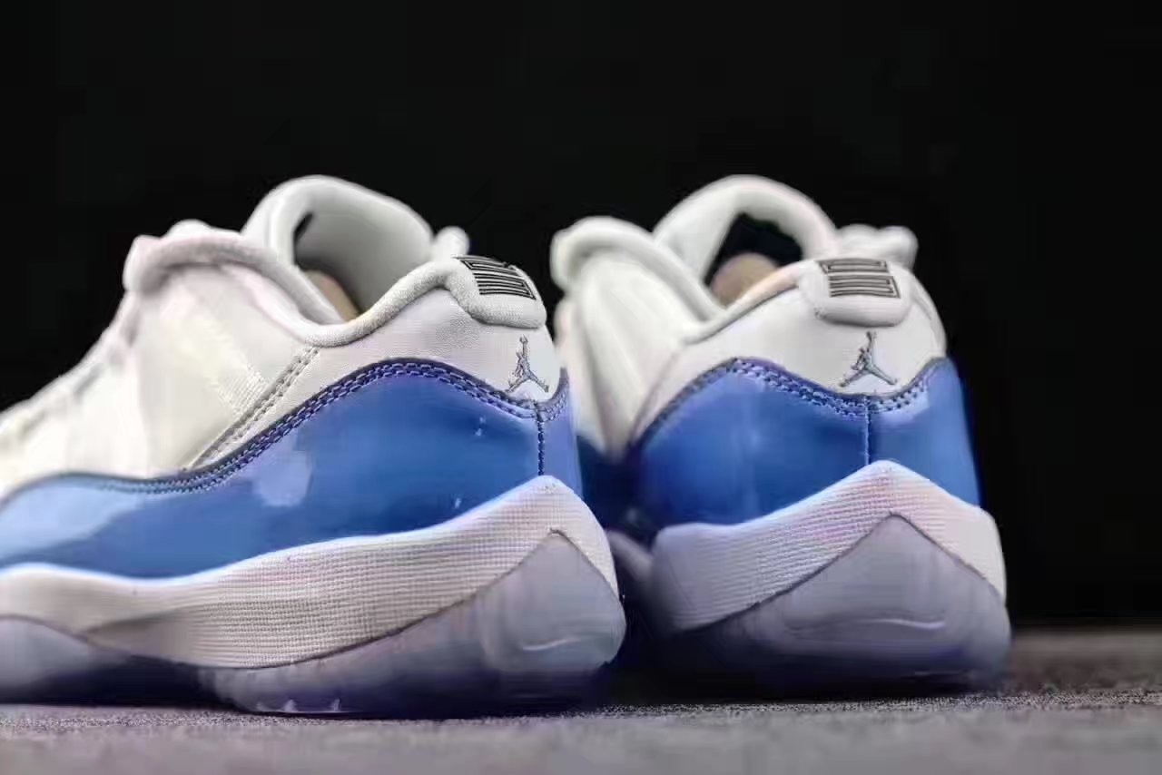 aj 11低帮北卡蓝