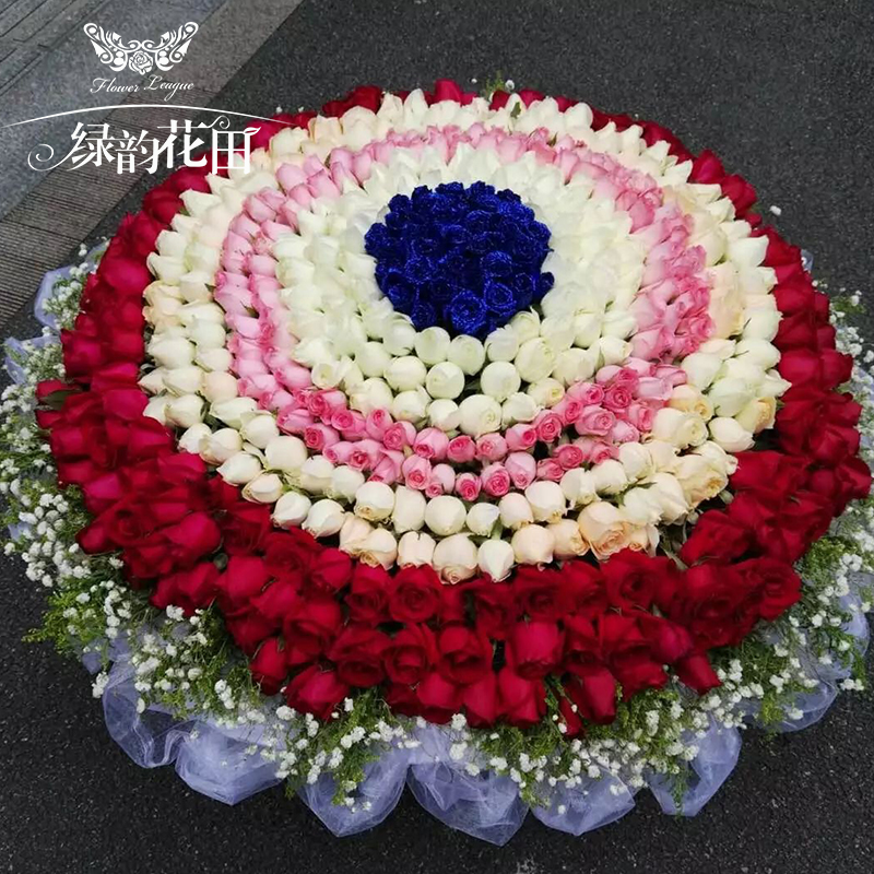 999朵玫瑰有多大(999朵玫瑰有多大一束)