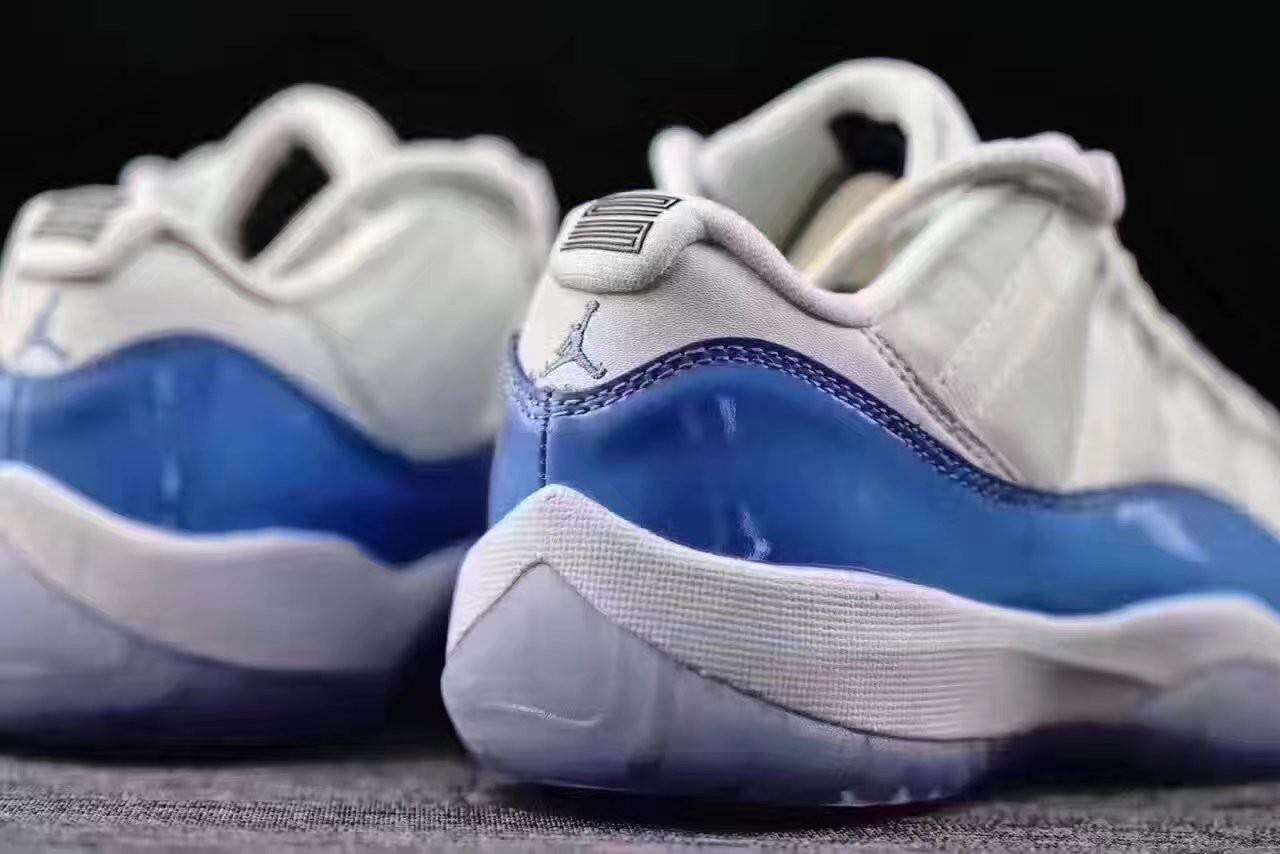 aj 11低帮北卡蓝