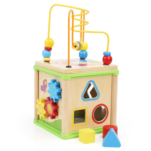 特宝儿 | 宝宝益智玩具 多功能四面体绕珠百宝箱 商品图2