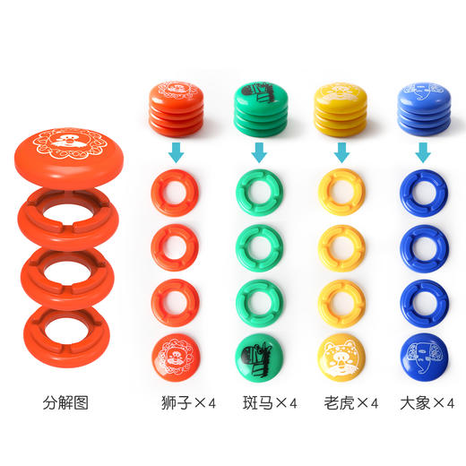 特宝儿 | 儿童益智双面飞行棋 商品图2