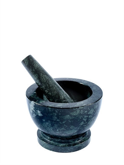 linum 绿色大理石研杵&研钵
