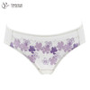 奶糖派繁花若梦白紫刺绣内裤 商品缩略图1