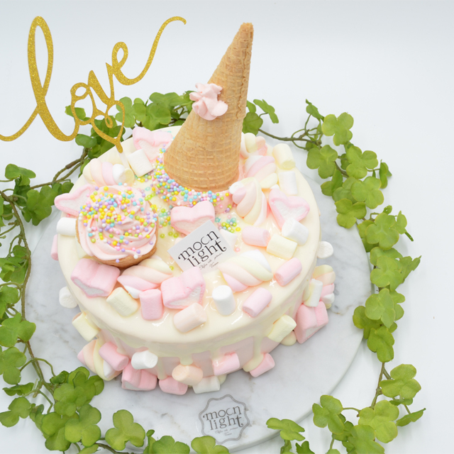 梦幻冰淇淋奶油水果蛋糕