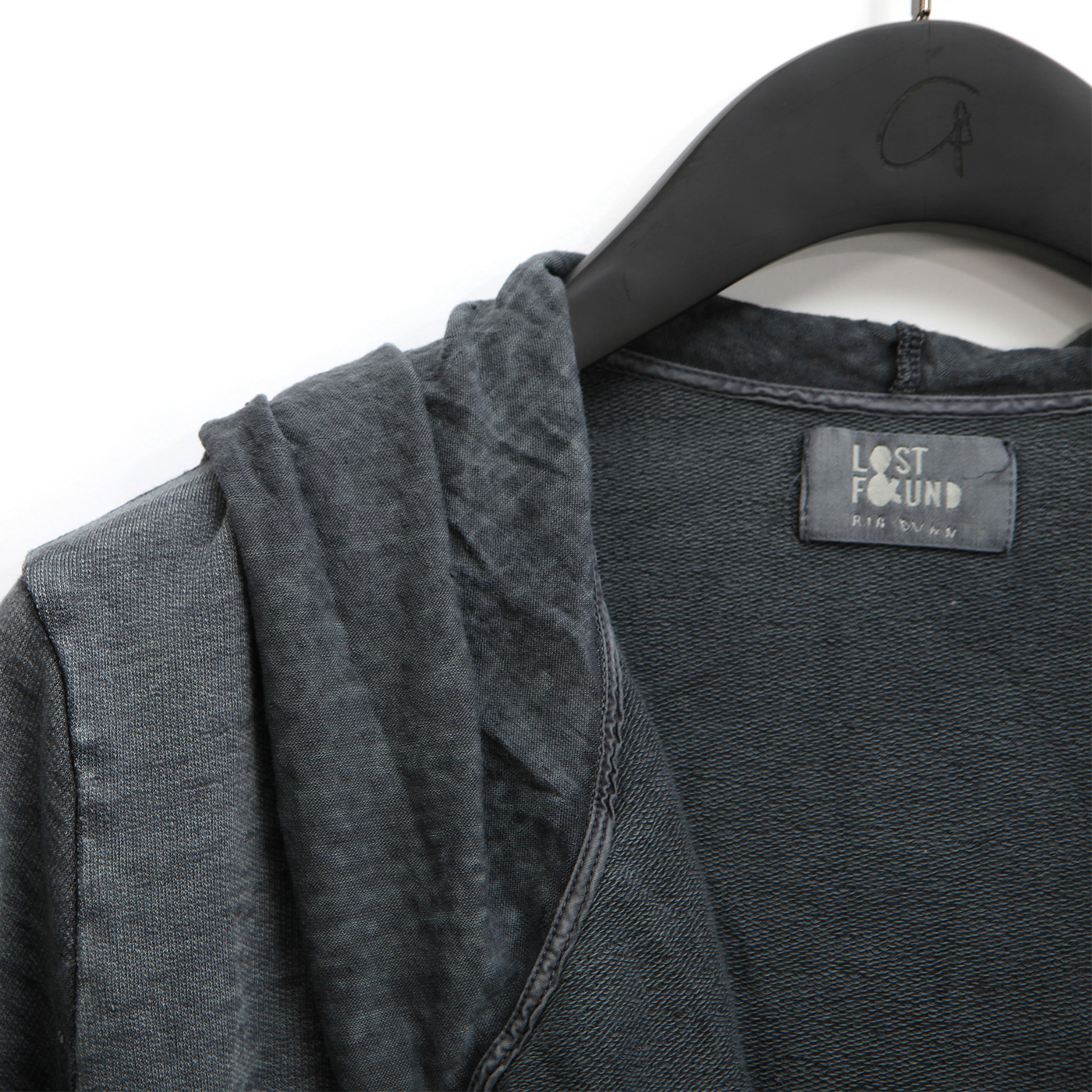 lost and found(卡迪根连帽开衫-烟灰)20.504.250 cardigan