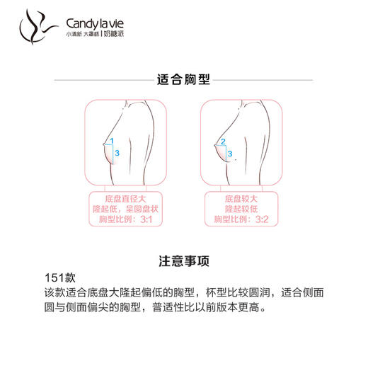 奶糖派初遇白151A003波点刺绣大码少女内衣 商品图2