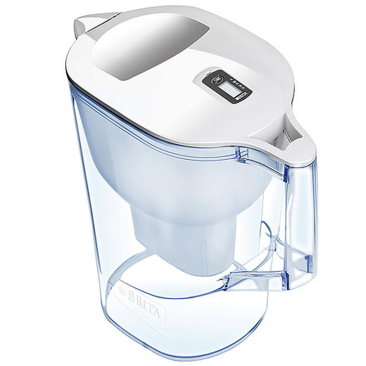 德国brita碧然德滤水壶 aluna摩登系列2.4l白色 净水壶净水器家用