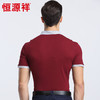 恒源祥男士夏季新款翻领商务短袖T恤 01166018 商品缩略图5