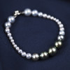 「夜雨」黑白珠渐变手链 商品缩略图3