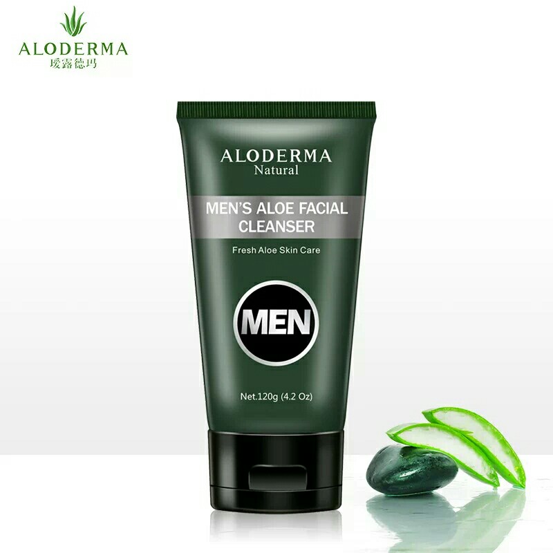 瑷露德玛 男士芦荟洁面乳120g 清洁肌肤减少油光清爽洗面奶男正品