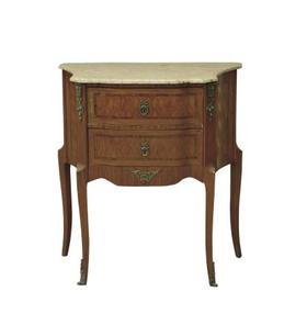 路易十五风格镶嵌式二屉小柜
