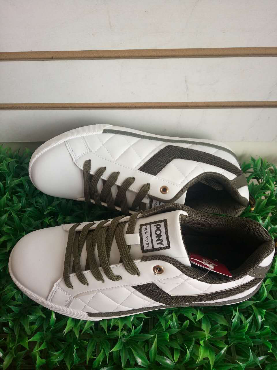 全新2017新款夏季波尼潮流轻便透气休闲男士板鞋