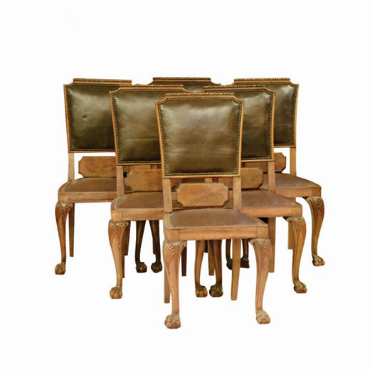 亨利二世风格英式桃花心木贴花家具套组 商品图3