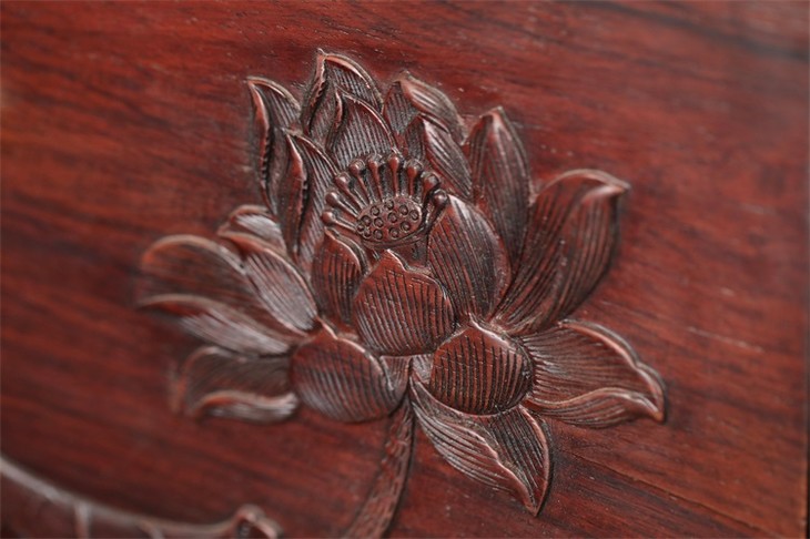 花枝(巴里黄檀)鸳鸯戏水高低床(运费到付) - 5833红木导购网