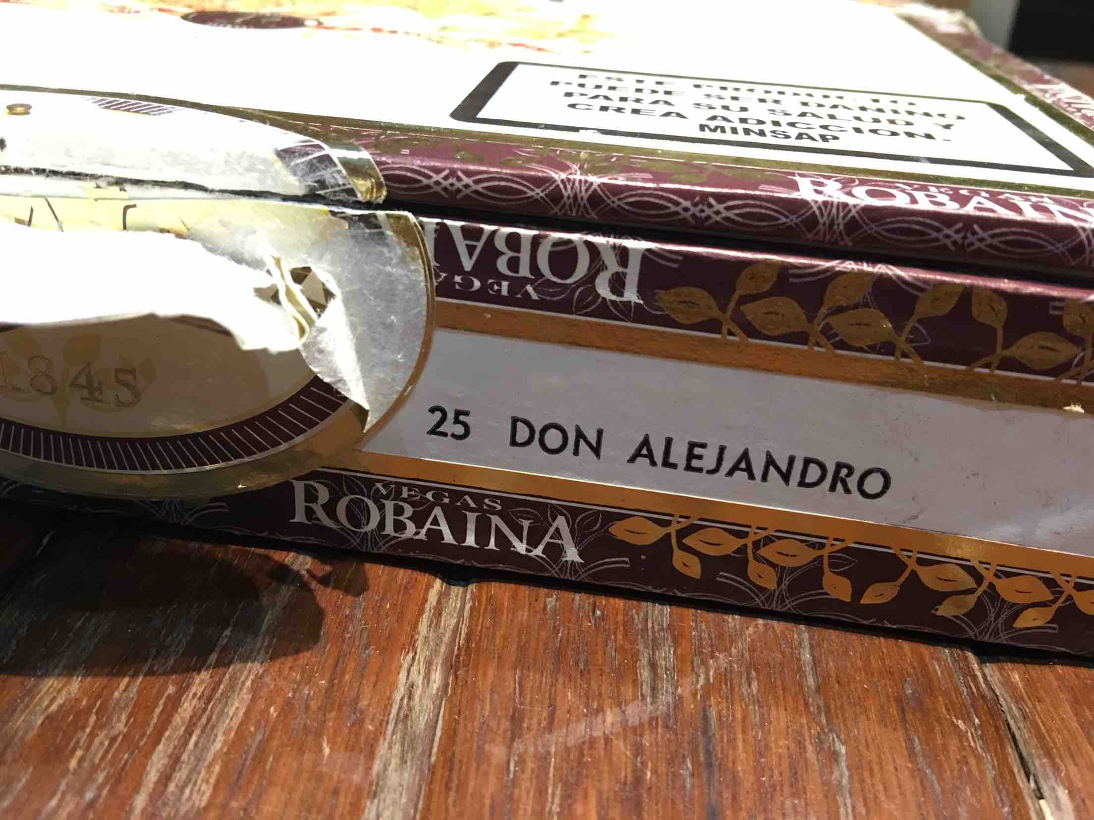 罗宾娜 2015年 DON ALEJANDRO 25支\/盒