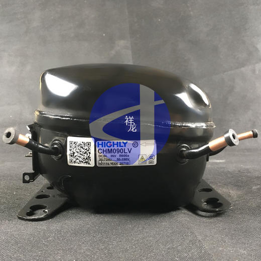 CHM090LV R600A日立变频压缩机 20-72Hz 50-190V 货品代码30060 商品图0