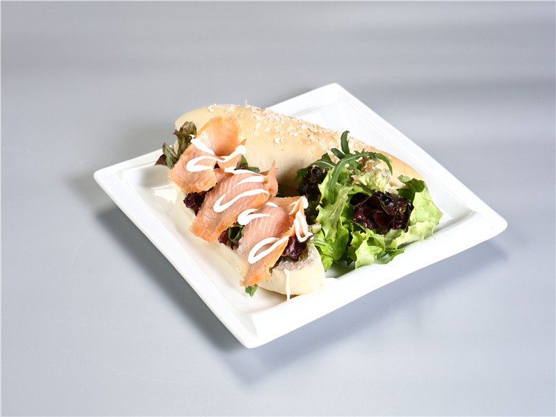 烟熏三文鱼三明治smoked salmon hoagie