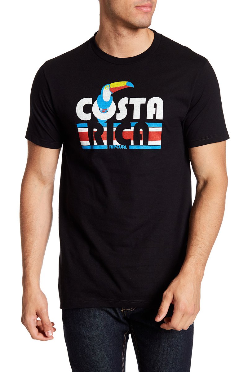 rip curl costa rica graphic tee 哥斯达黎加图案t恤