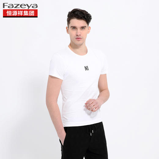 恒源祥集团彩羊 男士圆领T恤 17F8828 商品图3