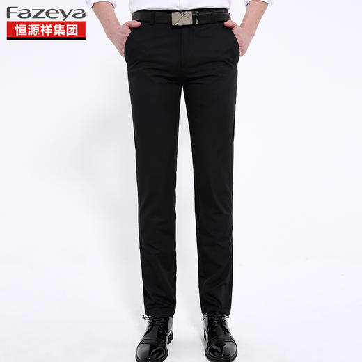恒源祥集团彩羊 男生纯色休闲裤 17FA18 商品图0