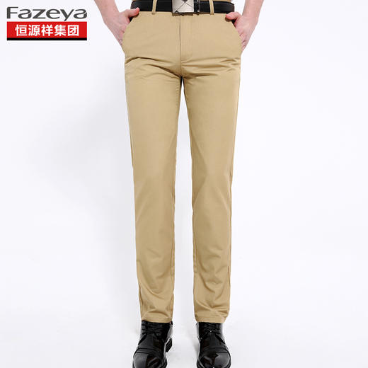 恒源祥集团彩羊 男生纯色休闲裤 17FA18 商品图2