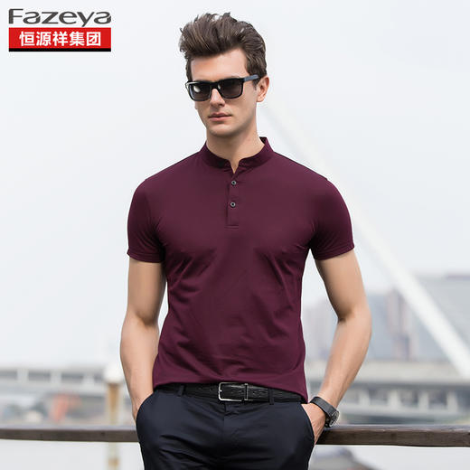 恒源祥集团彩羊 男士纯色POLO衫 17FB3 商品图1