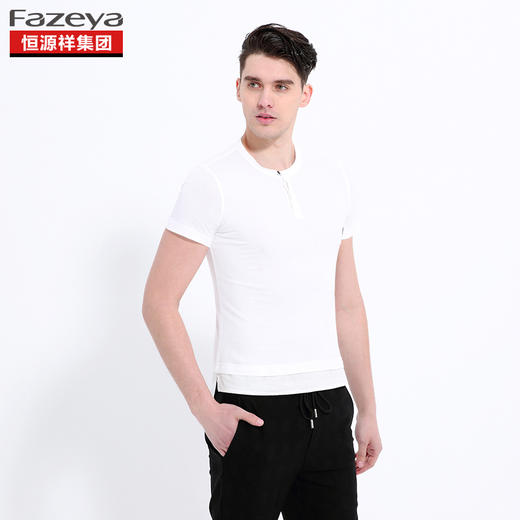 恒源祥集团彩羊 男士圆领T恤 17F0353 商品图2