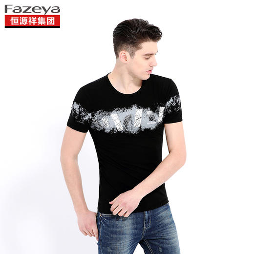 恒源祥集团彩羊 男士圆领T恤 17F262 商品图1