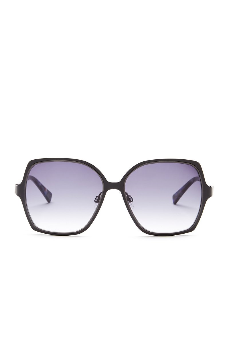 lens color: grey gradient frame material: titanium/acetate lens