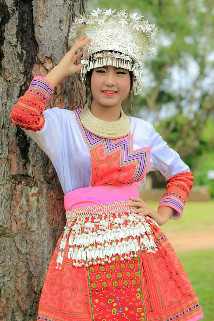 泰国全新苗族服装短款 帽子,其它不包括套餐内.