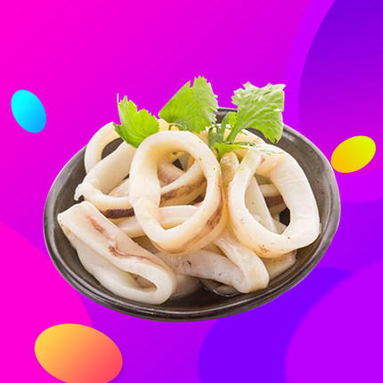 冷冻海鲜鱿鱼圈400g火锅食材半成品 商品图0
