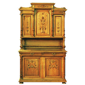 亨利二世式核桃木两截柜