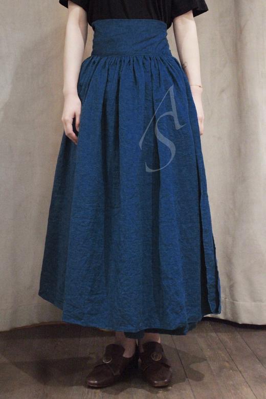Ricorrrobe 蓝染围裹半裙 商品图0
