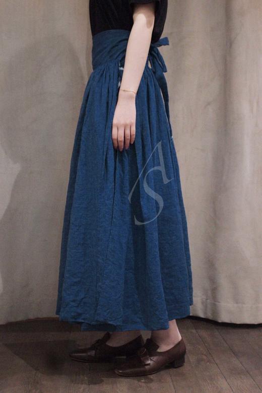 Ricorrrobe 蓝染围裹半裙 商品图1