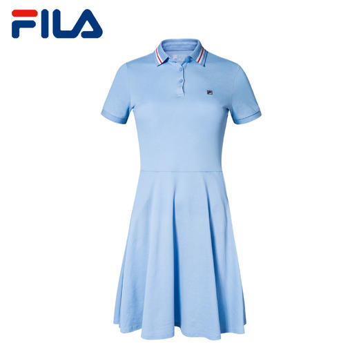 ￼ 泰富七楼FILA斐乐女连衣裙2017夏季新款运动短裙短袖运动连衣裙女【待调整】 商品图0