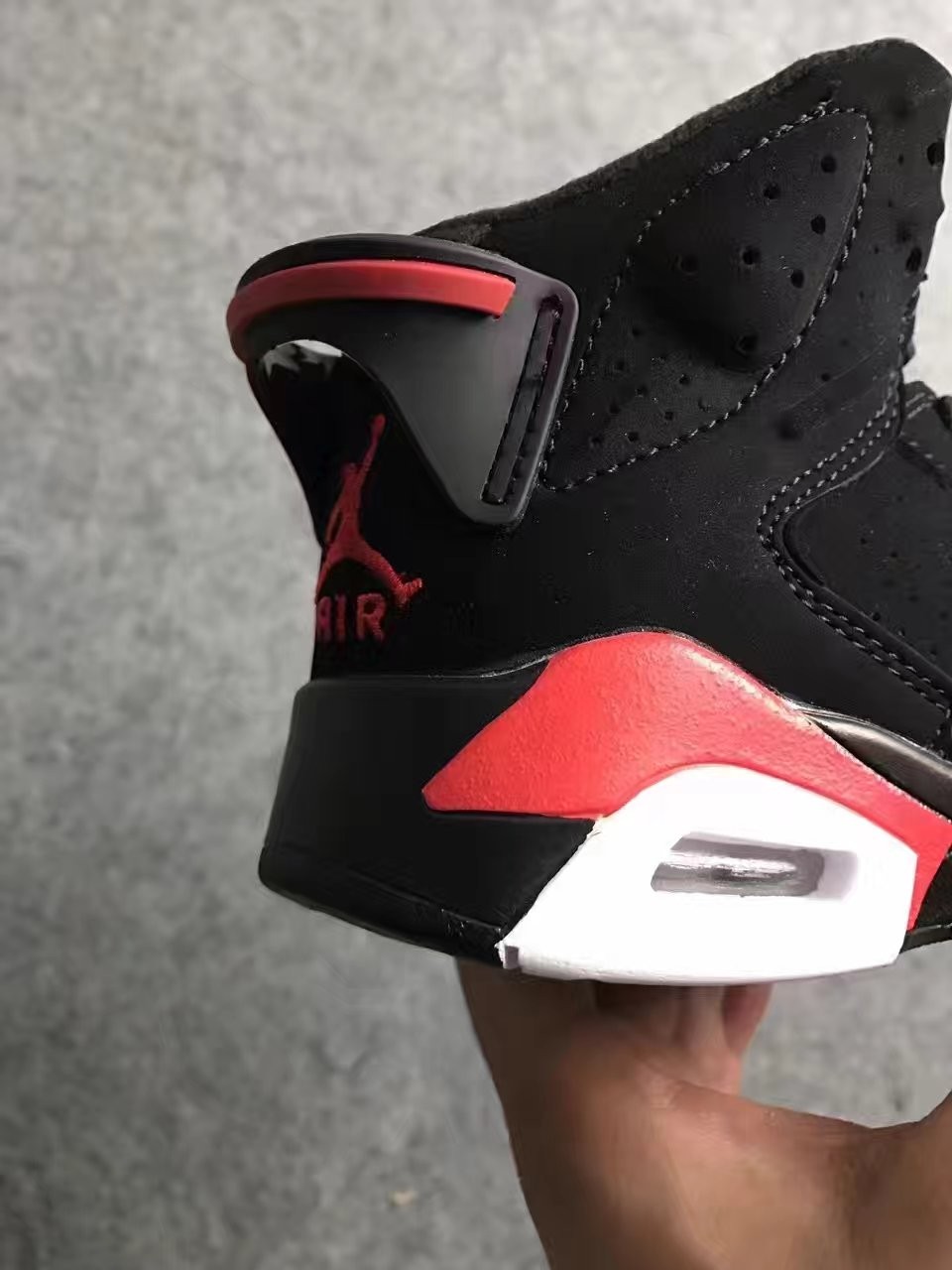 乔6黑红童鞋22-35